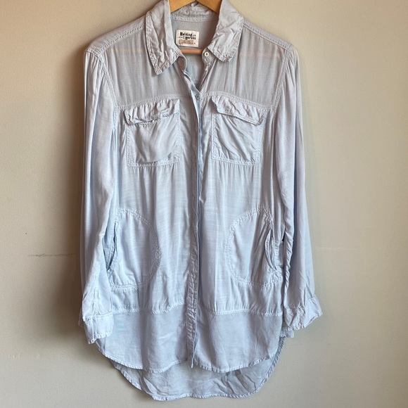 HOLDING HORSES Dresses & Skirts - Anthropologie Holding Horses chambray shirt dress xs